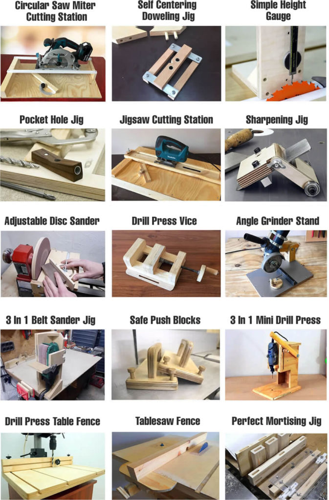 15 FREE Woodworking Jigs Plans and Videos Build Your Own Jigs